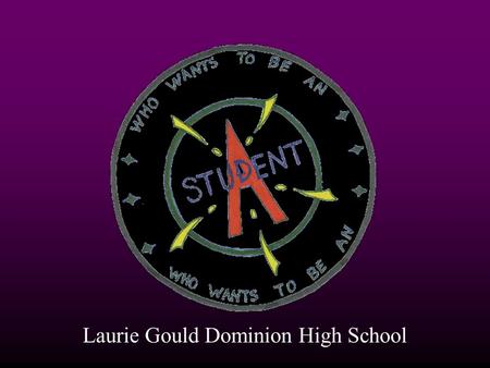 Laurie Gould Dominion High School C. A star What is the sun? A. A moon B. A planet D.A lollipop $200 $300 $400 $500 $1,000 $2,000 $4,000 $8,000 $16,000.