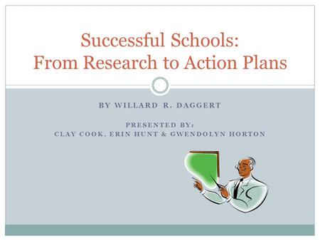 Successful Schools: From Research to Action Plans