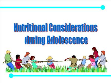 This is the period which child grows up into a mature man or woman. This period begins with the onset of puberty which is the appearance of secondary.