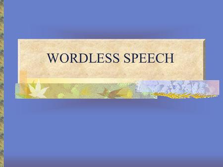 WORDLESS SPEECH. The following pictures might seem gross, scary, or disgusting. Please be respectful of everyone’s feelings and keep comments to yourself.