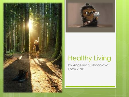 Healthy Living by Angelina Sukhodolova, Form 9 “B”