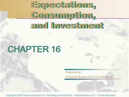 16-1 Consumption The theory of consumption was developed by Milton Friedman in the 1950s, who called it the permanent income theory of consumption, and.