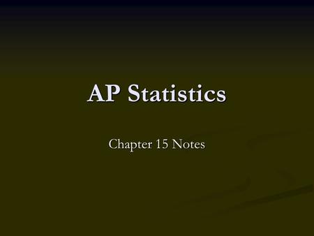 AP Statistics Chapter 15 Notes. Inference for a Regression Line Goal: To determine if there is a relationship between two quantitative variables. Goal: