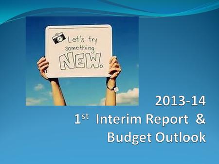 Basic Budget Assumptions 2012-13 All budget decisions are made after answering the question: “How does this impact student achievement?” The budget must.