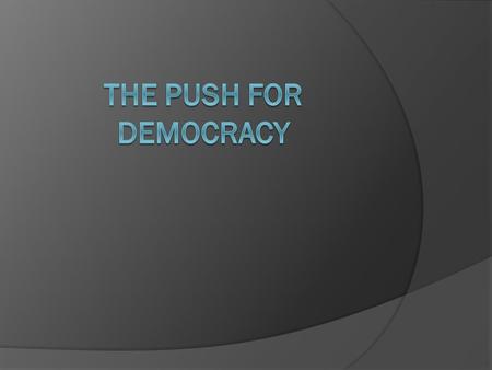 The Colonial Government : - this meant that Britain appointed the people who had the power to make decisions in the colonies - In each colony there was.