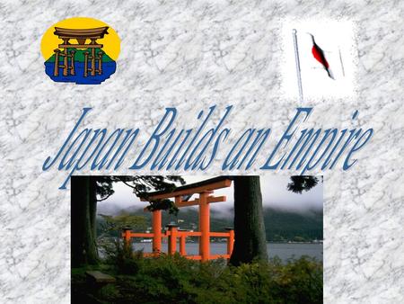 The Great Depression causes economic and political problems in Japan A Japanese Army occupies Manchuria in 1931, also known as the Manchurian Incident.