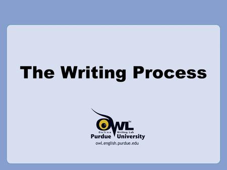 The Writing Process. Introduction What you will learn from this presentation: How to invent, compose, and revise.