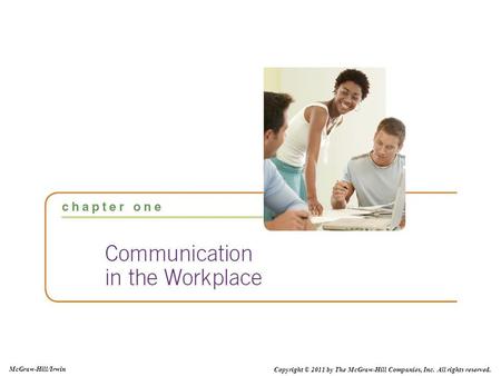 Copyright © 2011 by The McGraw-Hill Companies, Inc. All rights reserved. McGraw-Hill/Irwin.