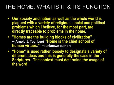 Our society and nation as well as the whole world is plagued with a variety of religious, social and political problems which I believe, for the most part,