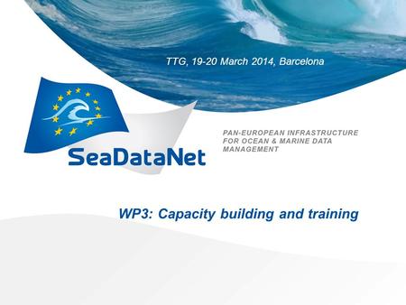 TTG, 19-20 March 2014, Barcelona WP3: Capacity building and training.