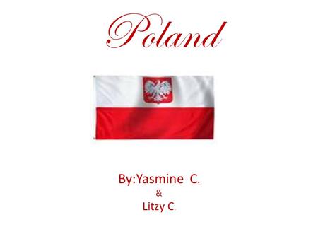 Poland By:Yasmine C. & Litzy C.. Food This is poppy seed bread they used American ingreadence. Poland is notorious for there meat.Were meat comes from.