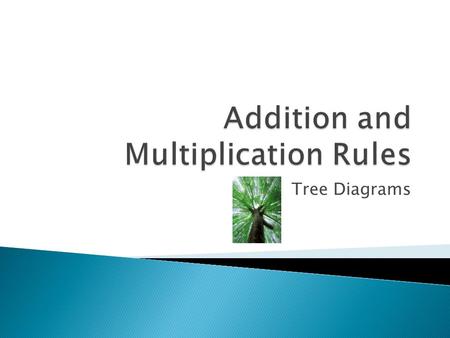 Tree Diagrams.  A tree diagram helps us think through conditional probabilities by showing sequences of events as paths that look like branches of a.