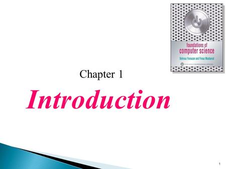 Chapter 1 Introduction.