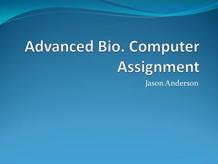 Jason Anderson. Types of Science Pure Science- science based on wonder and doesn’t really help mankind to begin with. Ex: Faster cars Applied Science-