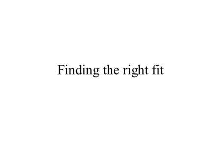 Finding the right fit. Mis-hires are bad for everyone Candidate ends up unhappy and may find himself looking for a new position. Employer loses a lot.