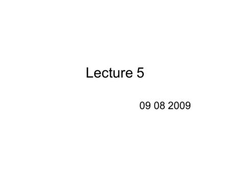 Lecture 5 09 08 2009. Service Development and Design.