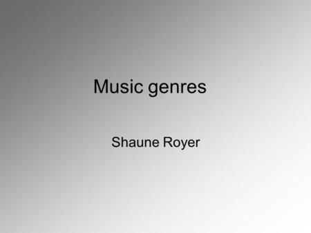 Music genres Shaune Royer. History of reggae The first Jamaican recording studio opened in 1951 & recorded a fusion of European and African folk dance.