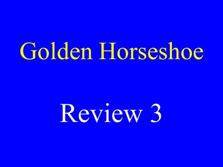 Golden Horseshoe Review 3 He struck oil at Burning Springs Samuel D. Karnes.