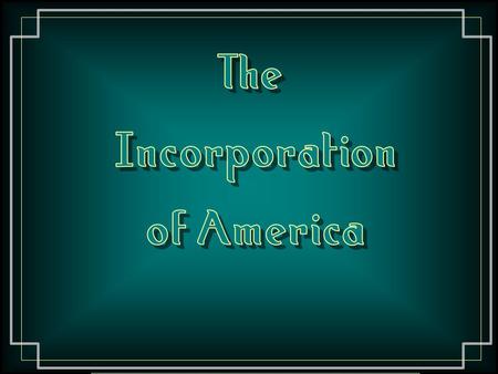 Essential Question Industrialization increased the standard of living and the opportunities of most Americans, but at what cost?