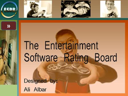 ». What is ESRB? 2 The Entertainment Software Rating Board (ESRB) is a voluntary organization concerned with rating video games. The ESRB was founded.