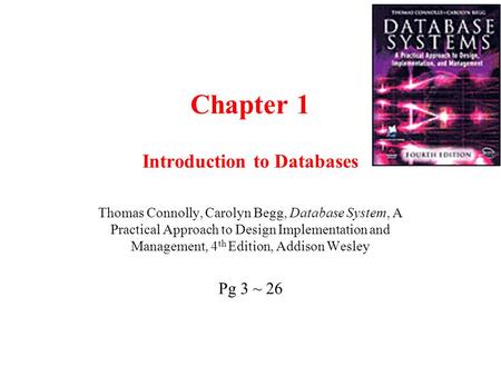 Introduction to Databases