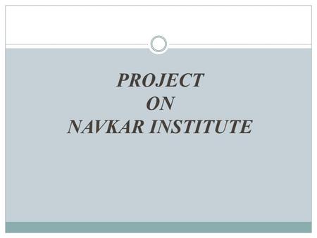 INTRODUCTION  It was established in 1997 with just 25 students of CA and today the institute achieved an esteem position all over the country by showing.