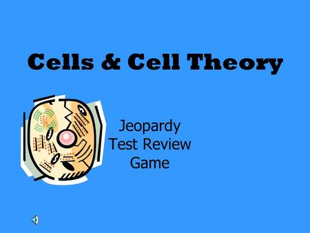 Jeopardy Test Review Game