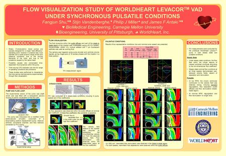 FLOW VISUALIZATION STUDY OF WORLDHEART LEVACOR TM VAD UNDER SYNCHRONOUS PULSATILE CONDITIONS Fangjun Shu, ♥  Stijn Vandenberghe, ♥ Philip J Miller  and.