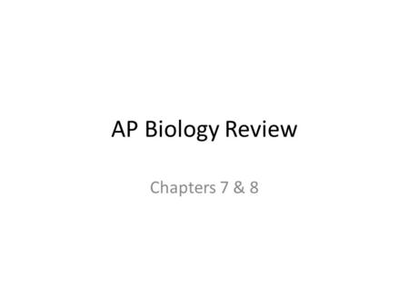 AP Biology Review Chapters 7 & 8. Q What part of the cell membrane enables the membrane to remain liquidy?