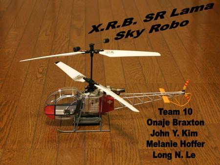 Idea Development TTTTo have a Better Understanding of How Mechanically a Helicopter Flies IIIIntrigue of part design AAAA chance to better.