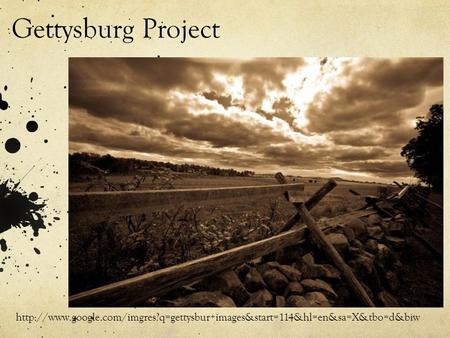 Gettysburg Project