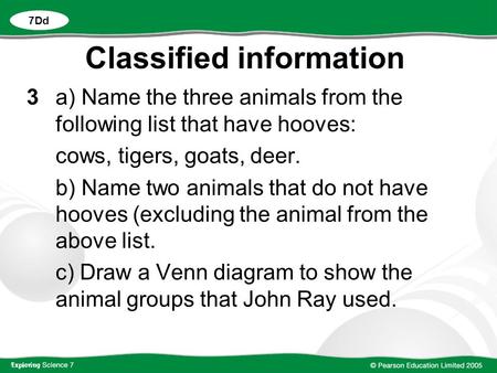 Classified information