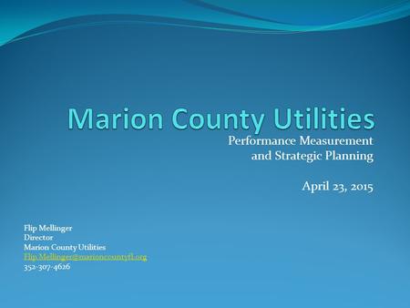 Marion County Utilities