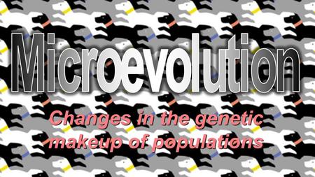 Changes in the genetic makeup of populations. Natural Selection 1.Populations tend to overproduce offspring.