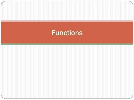 Functions. Let’s look at the 2 programs of evaluating: y=2^3+2^5+2^6; #include using namespace std; int main() { int y=0; int partResult=1; for (int i=1;