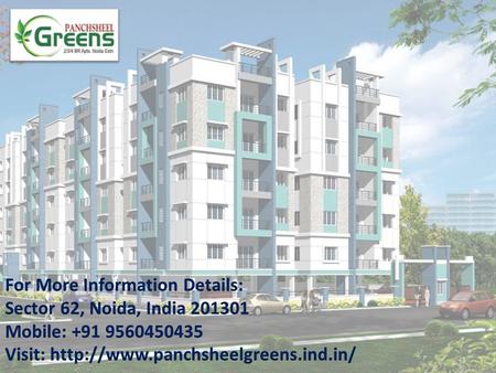  Panchsheel Green is one of the most prestigious real estate group that provide quality construction, safety of investment and commitment.  The Project.