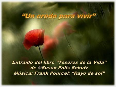 Un Credo para vivir - Susan Polis Schutz