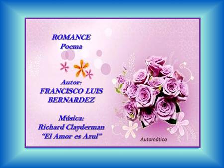 Romance, poema de Francisco Luis Bernardez