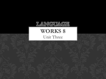 Unit Three. A noun is a word that names a person, place, thing, idea or feeling. WHAT IS A NOUN?