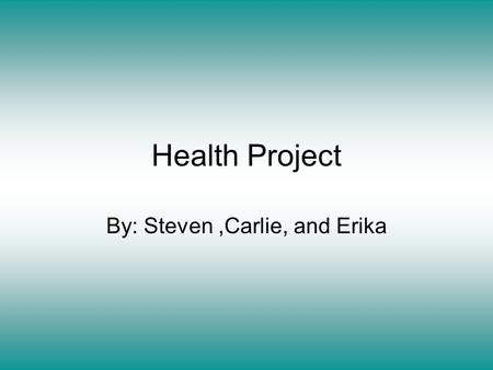 Health Project By: Steven,Carlie, and Erika. Street names Diet coke Kiddie cocaine Kiddie coke Vitamin R R-Ball Poor mans cocaine Rids Skittles Smarties.