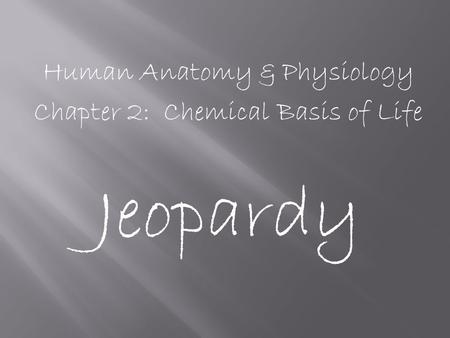 Human Anatomy & Physiology