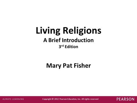 Living Religions A Brief Introduction 3rd Edition