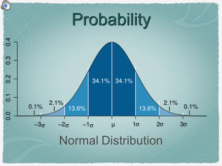 Probability Normal Distribution. What is Normal Distribution? Any event can have at least one possible outcome. A trial is a single event. An experiment.