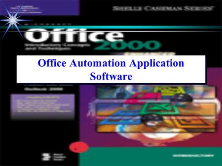 Office Automation Application Software. Application Programs Software for specific purposes or business uses Word processors, spreadsheets, database,