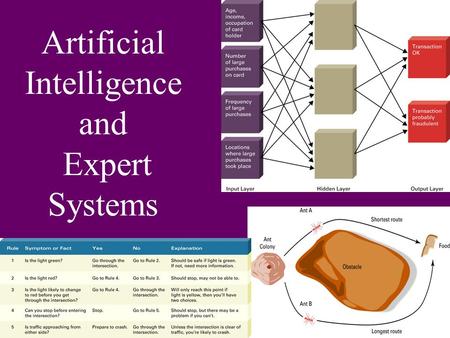 Artificial Intelligence and Expert Systems. ARTIFICIAL INTELLIGENCE (AI) is the science of R L Being able to Ability to solve a problem.