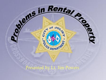 Presented by Lt. Jim Powers. Lake Michigan Background Target Neighborhoods Target Neighborhoods High density & older housing stock High density & older.