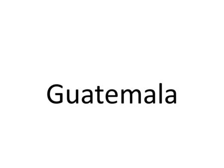 Guatemala. Independence Guatemala gained independence from Spain on September 15, 1825 Civil War Civil War broke in 1960 and lasted about 36 years (1996)