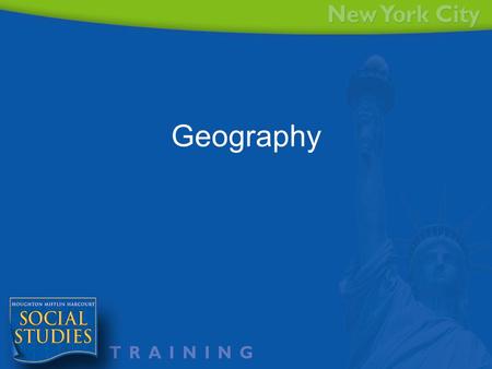 Geography. 5 Themes of Geography Agenda Understand the 5 Themes of Geography Identify the 5 themes of geography in questions, graphics and text. Create.