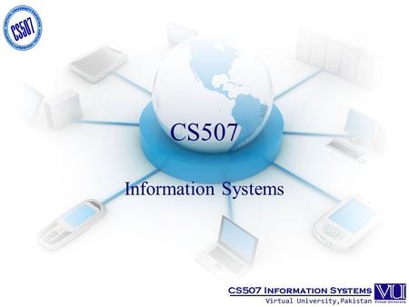 CS507 Information Systems. Lesson # 6 Systems vs. Procedures.