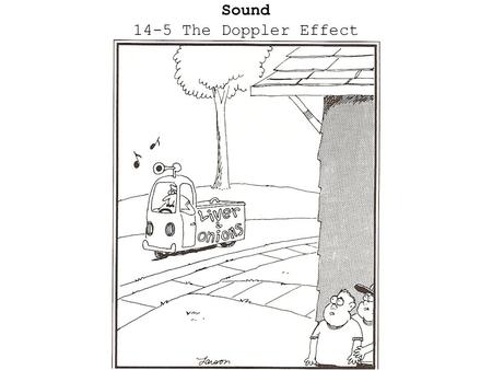 Sound 14-5 The Doppler Effect